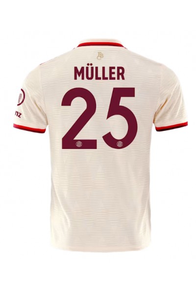 Fotbalové Dres Bayern Munich Thomas Muller #25 Třetí Oblečení 2024-25 Krátký Rukáv Fotbalové Dres Bayern Munich Thomas Muller #25 Třetí Oblečení 2024-25 Krátký Rukáv